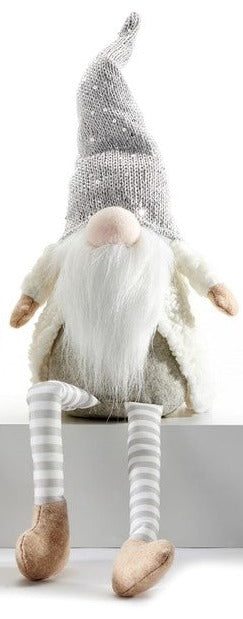 Peluche de gnome gris