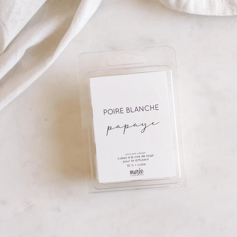 MARÉE CHANDELLE Pastille pour diffuseur "Poire blanche papaye"