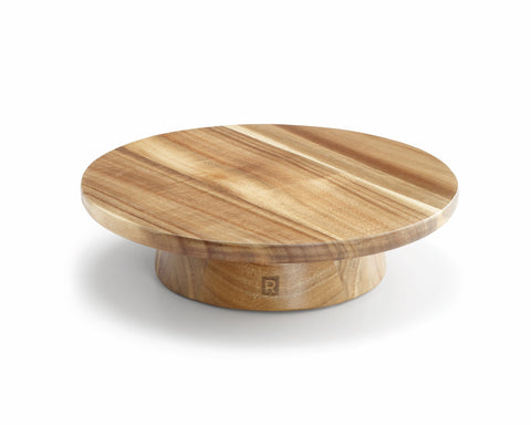 Support à gâteau rotatif en bois Ricardo