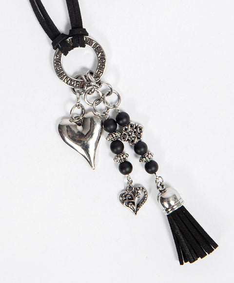 Collier de fantaisie "N'oublie jamais que je t'aime"