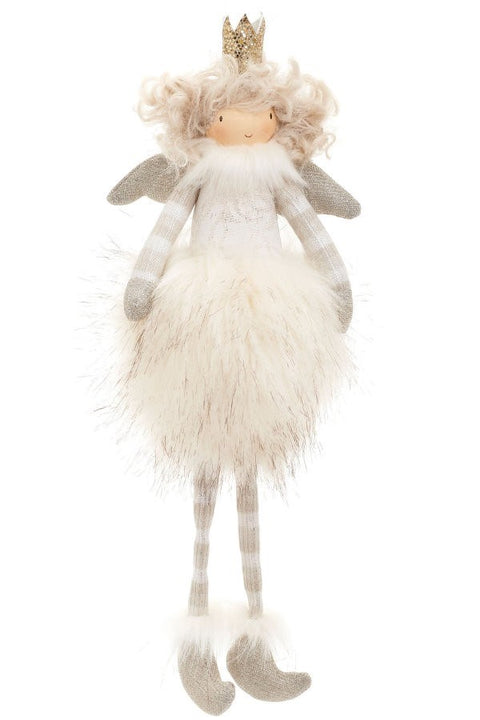 Figurine d'ange en fourrure