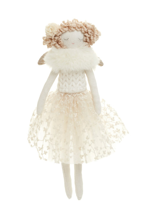 Figurine d'ange beige