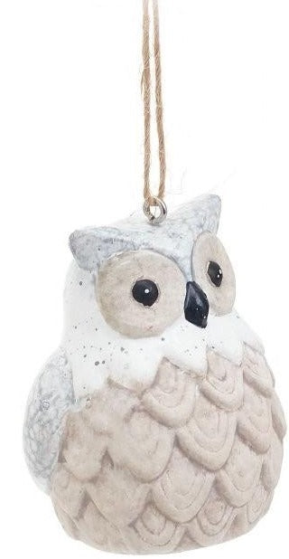 Ornement d'hibou à suspendre