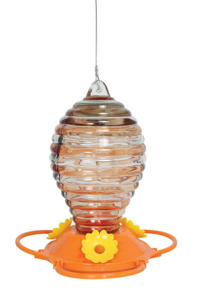 Mangeoire pour oriole en verre