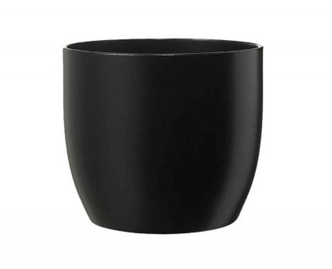 Pot Basel fashion noir mat