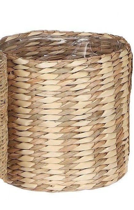 Panier en osier rond