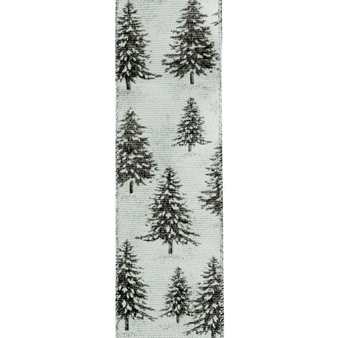 Ruban décoratif avec sapins