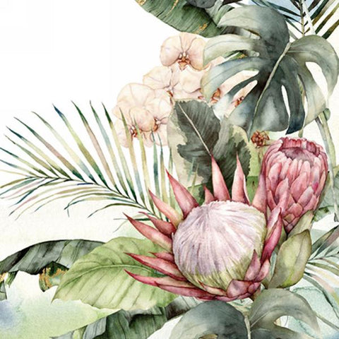 Serviette de table "plante tropicale"