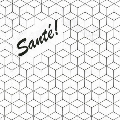 Serviette de table "santé"