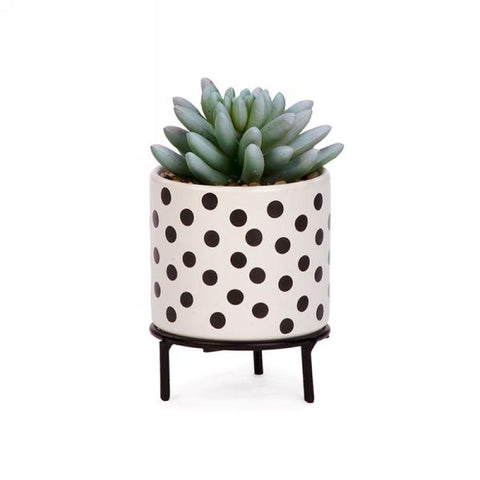 Plante artificielle en pot