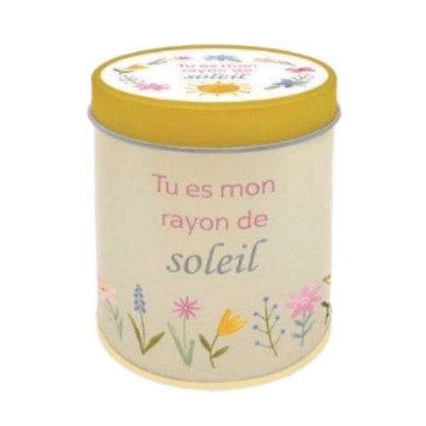 Bougie "Tu es mon rayon de soleil"