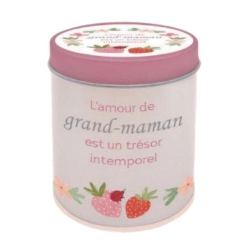 Bougie "L’amour de grand-maman est un trésor intemporel"
