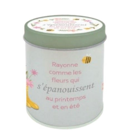 Bougie "Rayonne comme les fleurs qui s’épanouissent au printemps et en été"