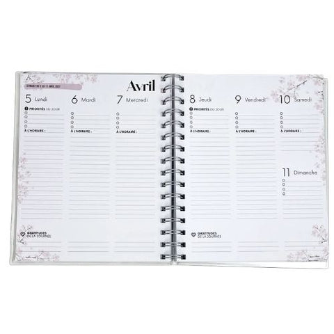 Demi Agenda "Je manifeste l'abondance" - Chantal Lacroix
