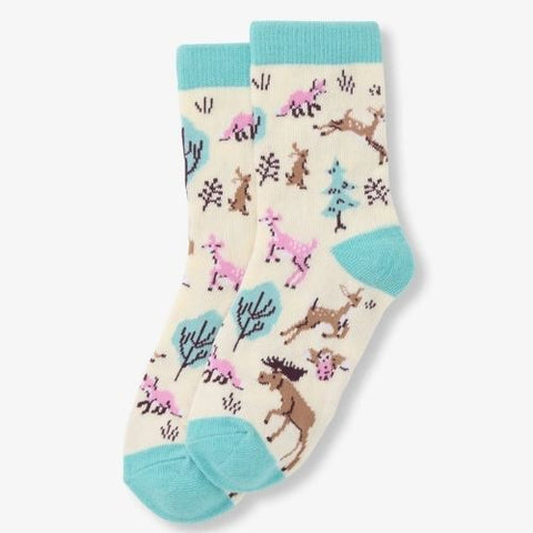 Chaussettes pour femme "Créatures des bois" - Hatley Little Blue House