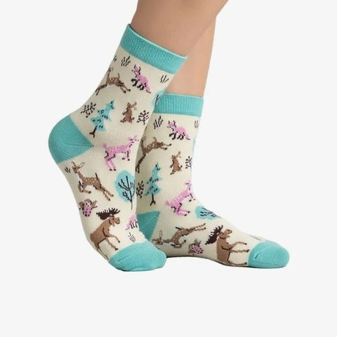Chaussettes pour femme "Créatures des bois" - Hatley Little Blue House