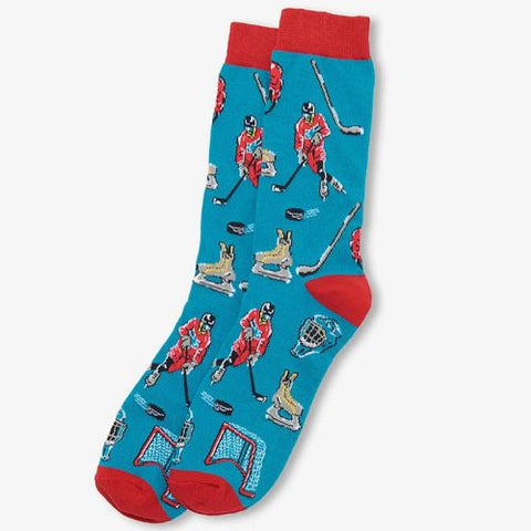 Chaussettes pour homme "Soirée de hockey" - Hatley Little Blue House