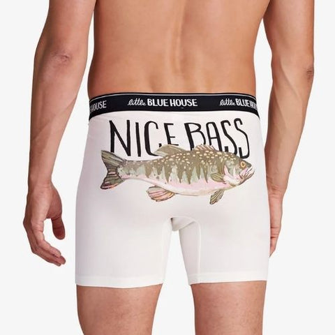 Caleçon boxeur pour homme "Perche Nice Bass" - Hatley Little Blue House