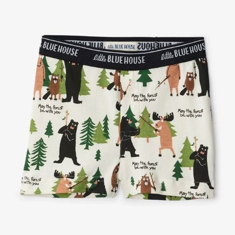 Caleçon boxeur pour garçon "Animaux des bois" - Hatley Little Blue House