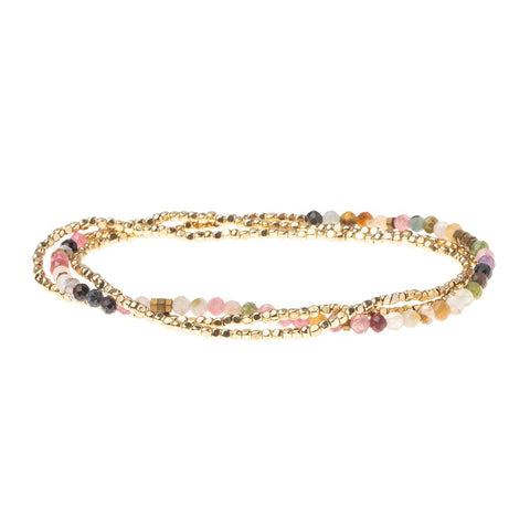 Bracelet ou collier en tourmaline – Pierre de la guérison
