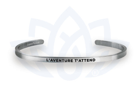 Bracelet Voix intérieure "L'aventure t'attend"