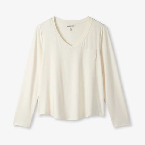 T-shirt à manches longues pour femme "Crème" - Hatley Little Blue House