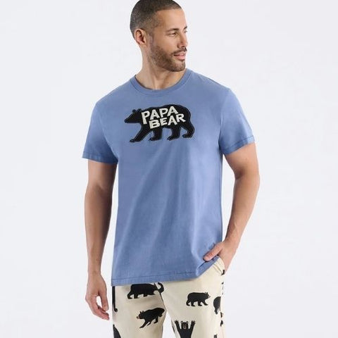 T-shirt pour homme "Papa ours" - Hatley Little Blue House