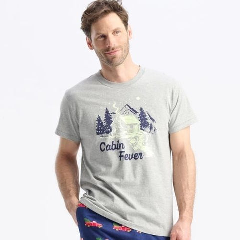 T-shirt pour homme "Chalet d'hiver" - Hatley Little Blue House