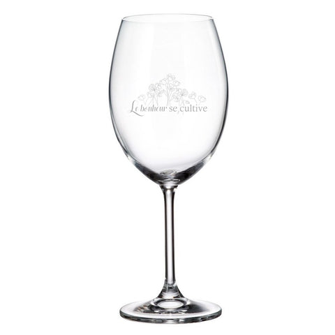Coupe à vin – Le bonheur se cultive