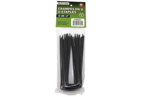 Crampes en U pour couvre-sol