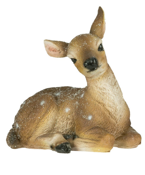Décoration de cerf couché