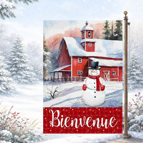Drapeau décoratif "La Ferme champêtre"