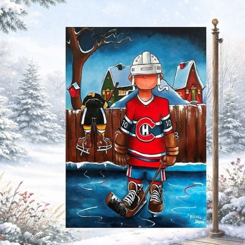 Drapeau décoratif "J'ai dansé avec les démons"