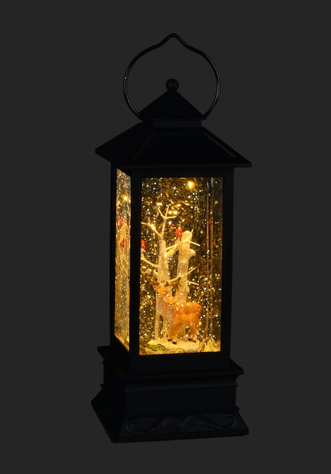 Lanterne d'eau illuminée