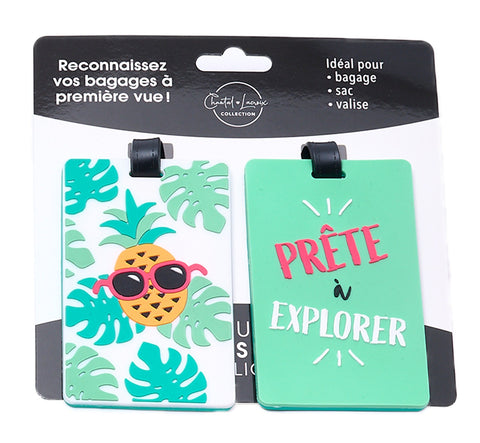 Étiquettes de bagages tropicales – Collection Chantal Lacroix