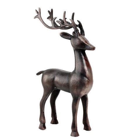Figurine de cerf en métal