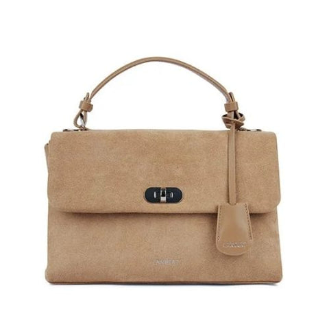 Sac 2 en 1 en suède beige Le Freya - Lambert