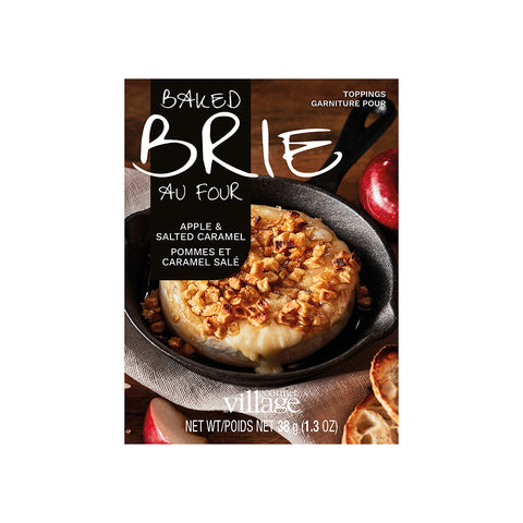 Garniture pour brie pommes et caramel salé