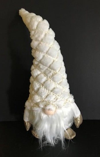 Gnome blanc avec nez illuminé