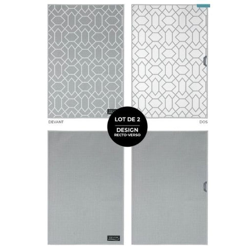 Essuie-mains de cuisine "Les Intemporels" Gris - Solem