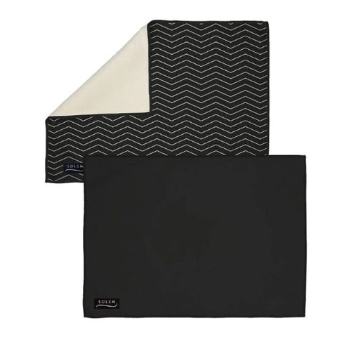 Tapis de séchage pour vaisselle "Les Élégants" Noir - Solem