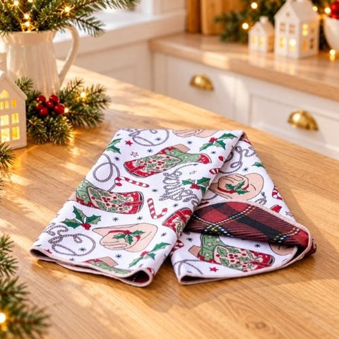 Linge à vaisselle "Noël country" - K5 Clothing