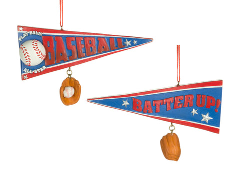Ornement fanion Baseball