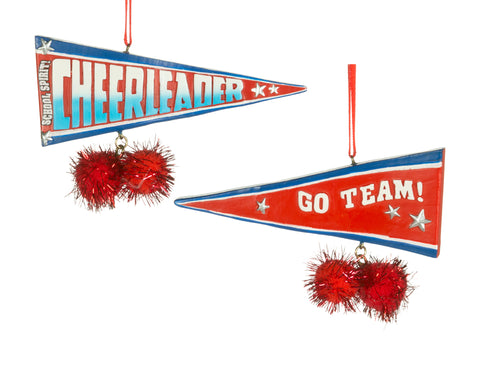 Ornement fanion Cheerleader