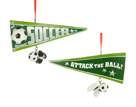 Ornement fanion Soccer