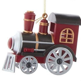 Ornement locomotive noire