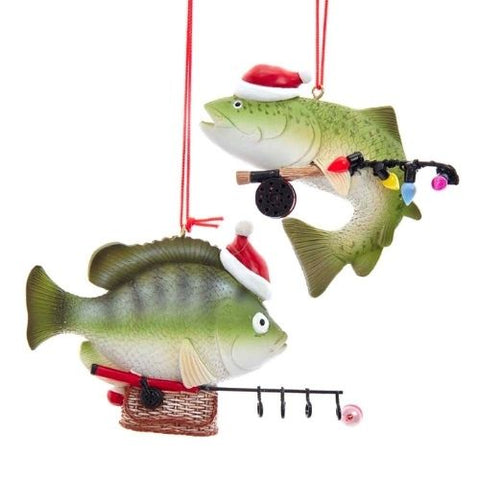 Ornement de poisson pêcheur