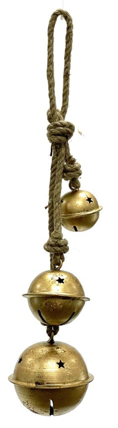 Ornement de clochettes dorées