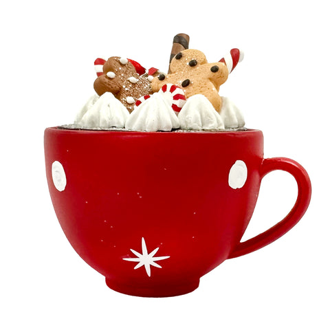 Ornement tasse de Noël au pain d’épices