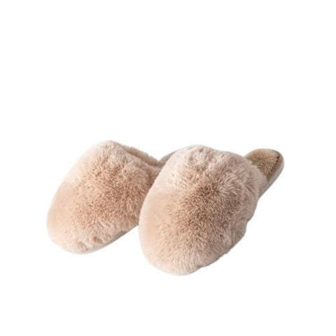 Pantoufles ultra douces – Couleur beige